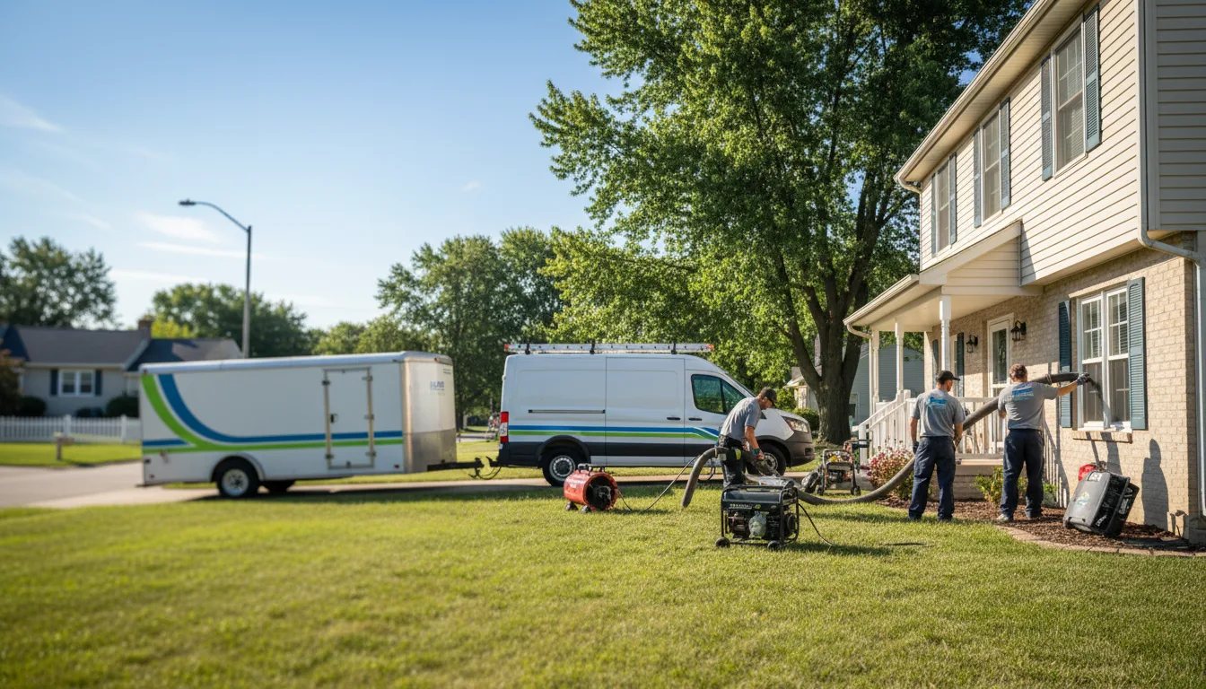 Flooded Basement Restoration And Cleanup With Repair in Masonville, IA near me